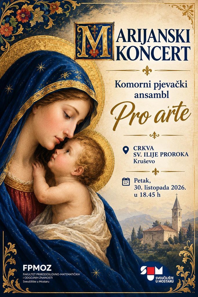 Plakat za marijanski koncert